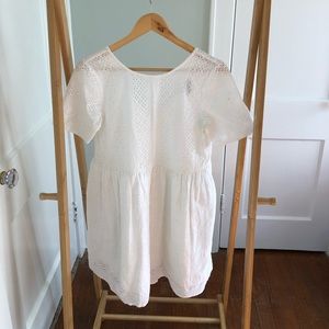 White Eyelet ASOS Dress